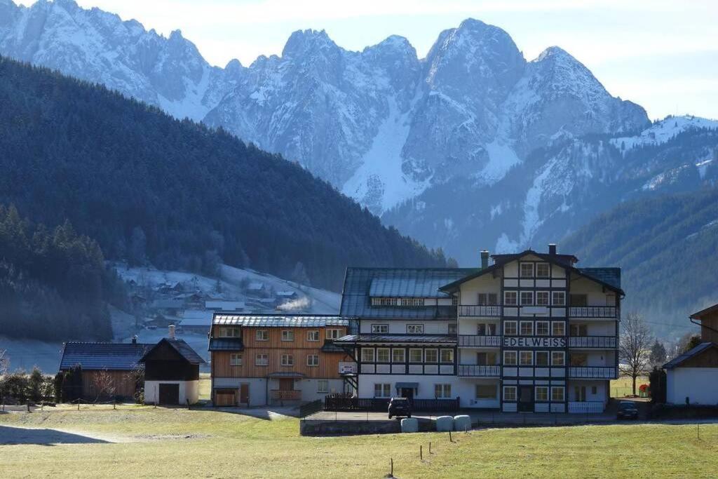 Das Almsternderl - Gemuetliche Wohnung In Gosau Exteriör bild