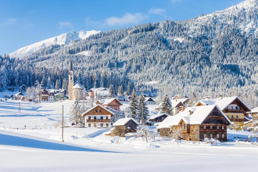 Das Almsternderl - Gemuetliche Wohnung In Gosau Exteriör bild