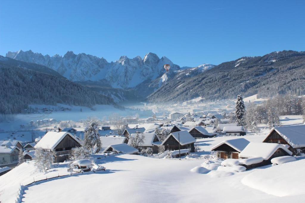 Das Almsternderl - Gemuetliche Wohnung In Gosau Exteriör bild